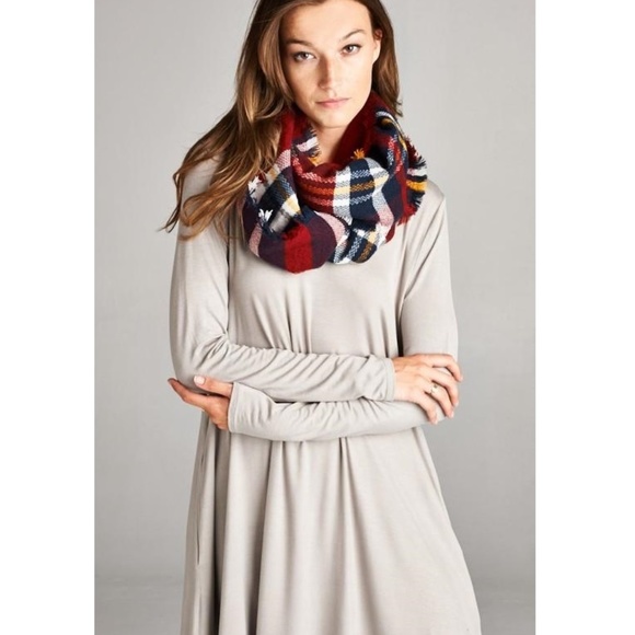 NWT!  Heavy Weight Jersey Dress w/Pockets - Picture 4 of 5